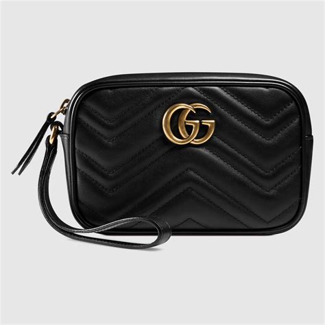 gucci gg marmont wristlet|Gucci GG Marmont wallet on chain.